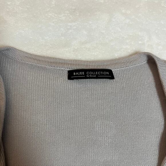 Bajee Collection by Becool Stripe Open Front Lightweight Cardigan Size S Casual - Picture 3 of 8